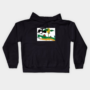 Man Dreaming Kids Hoodie